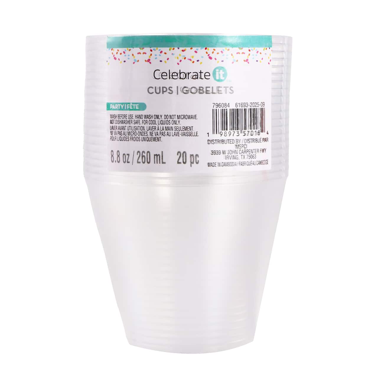 8.8oz. Plastic Cups, 20ct. by Celebrate It™